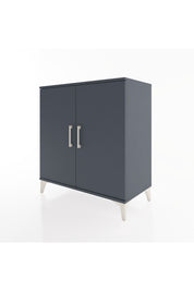 Hyperion Şifonyer 2 Raflı 2 Kapaklı 88x44x96 Antrasit-Antrasit