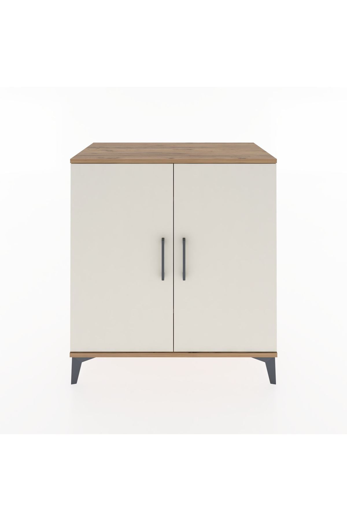 Hyperion Şifonyer 2 Raflı 2 Kapaklı 88x44x96 Çam-Aytaşı