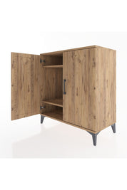 Hyperion Şifonyer 2 Raflı 2 Kapaklı 88x44x96 Çam-Çam