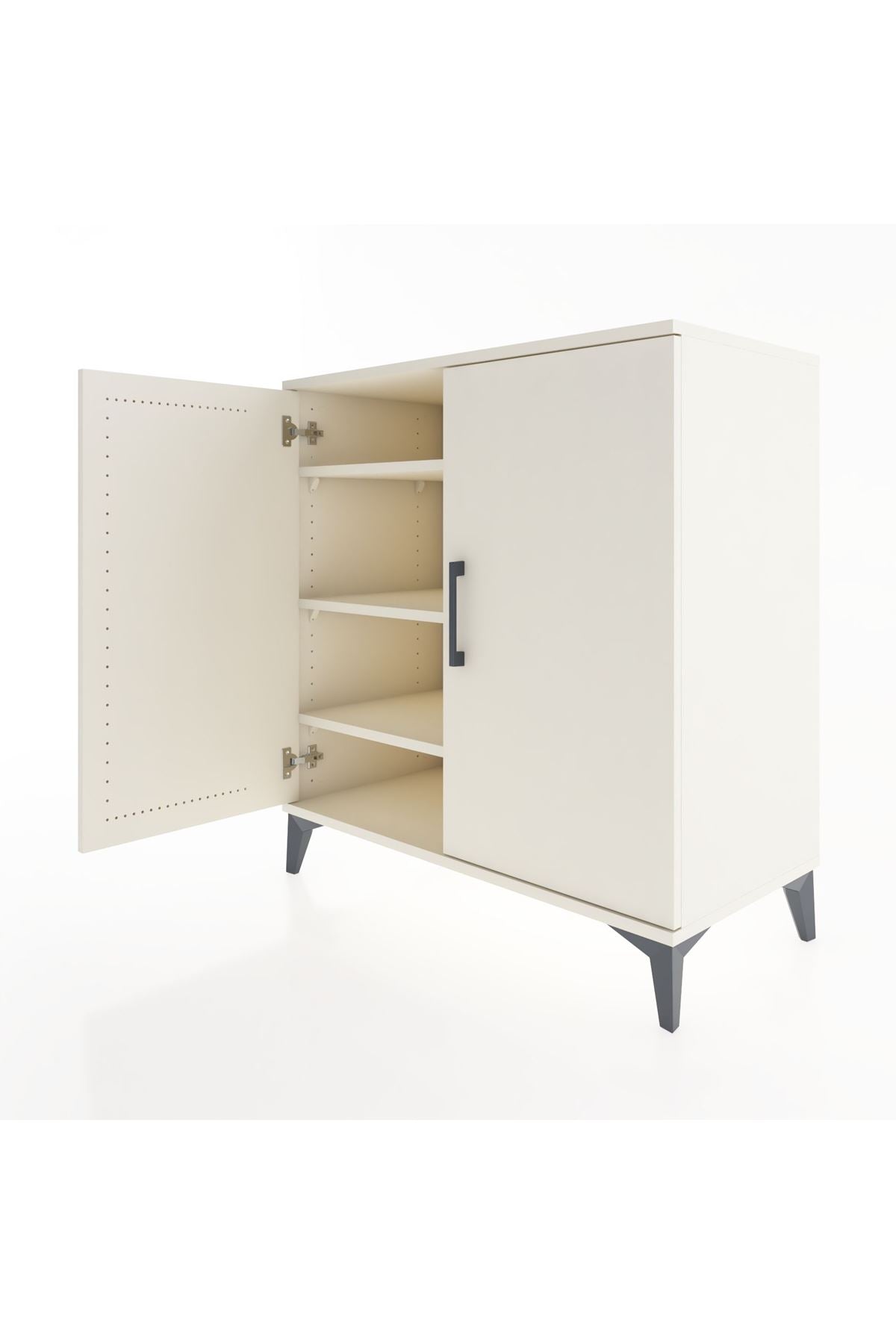 Hyperion Şifonyer 3 Raflı 2 Kapaklı 88x44x96 Aytaşı-Aytaşı