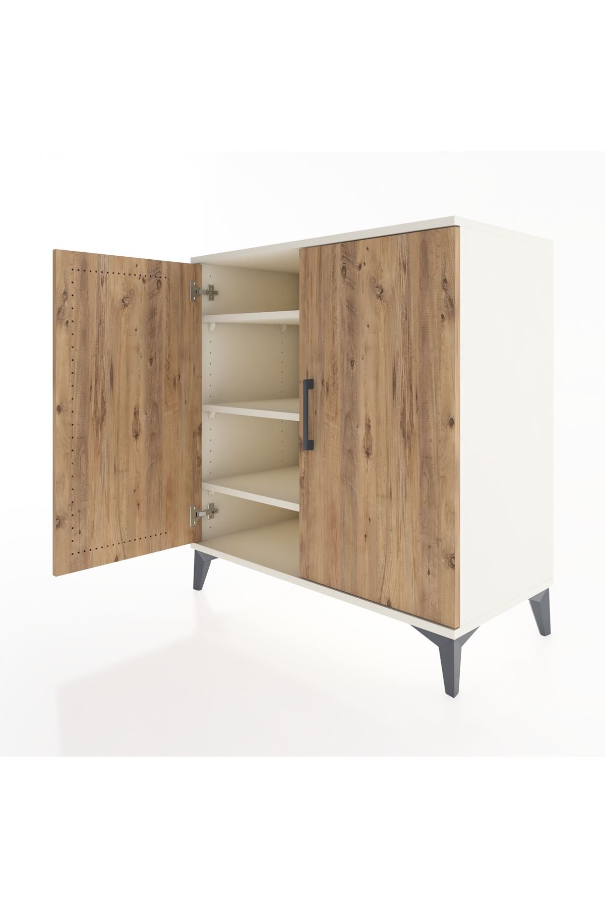 Hyperion Şifonyer 3 Raflı 2 Kapaklı 88x44x96 Aytaşı-Çam