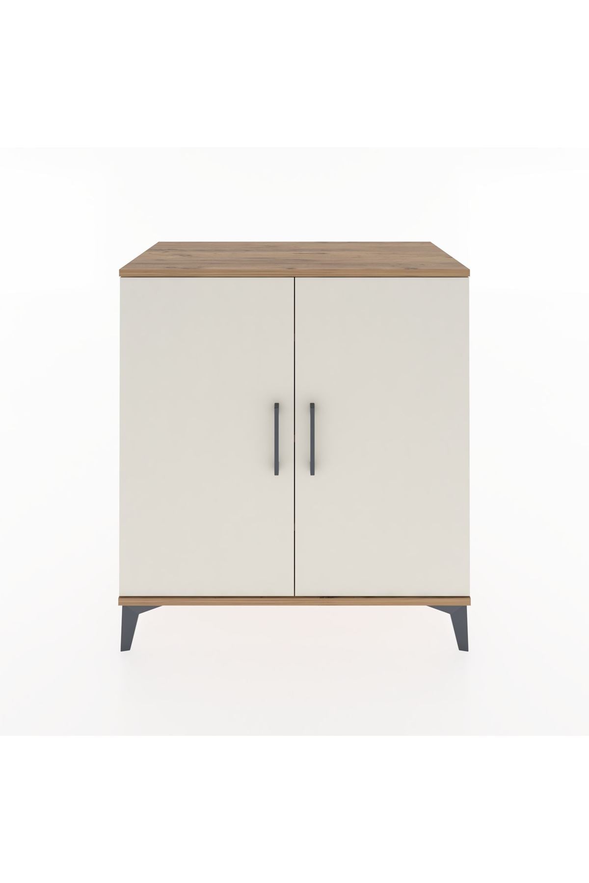 Hyperion Şifonyer 3 Raflı 2 Kapaklı 88x44x96 Çam-Aytaşı