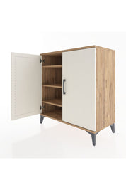 Hyperion Şifonyer 3 Raflı 2 Kapaklı 88x44x96 Çam-Aytaşı