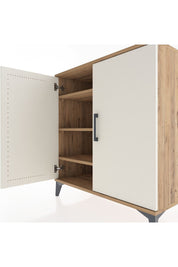 Hyperion Şifonyer 3 Raflı 2 Kapaklı 88x44x96 Çam-Aytaşı