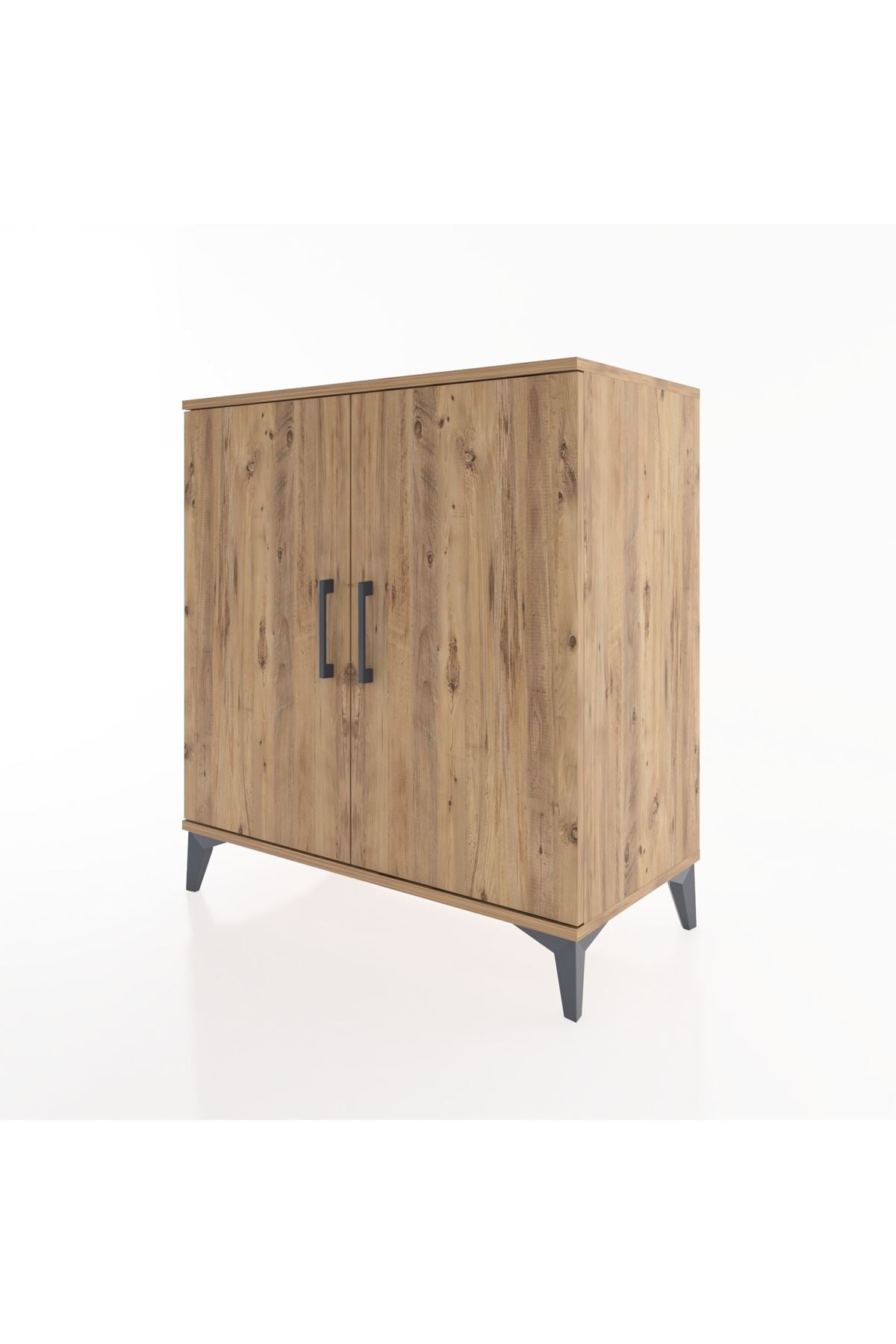 Hyperion Şifonyer Tek Raflı 2 Kapaklı 88x44x96 Çam-Çam