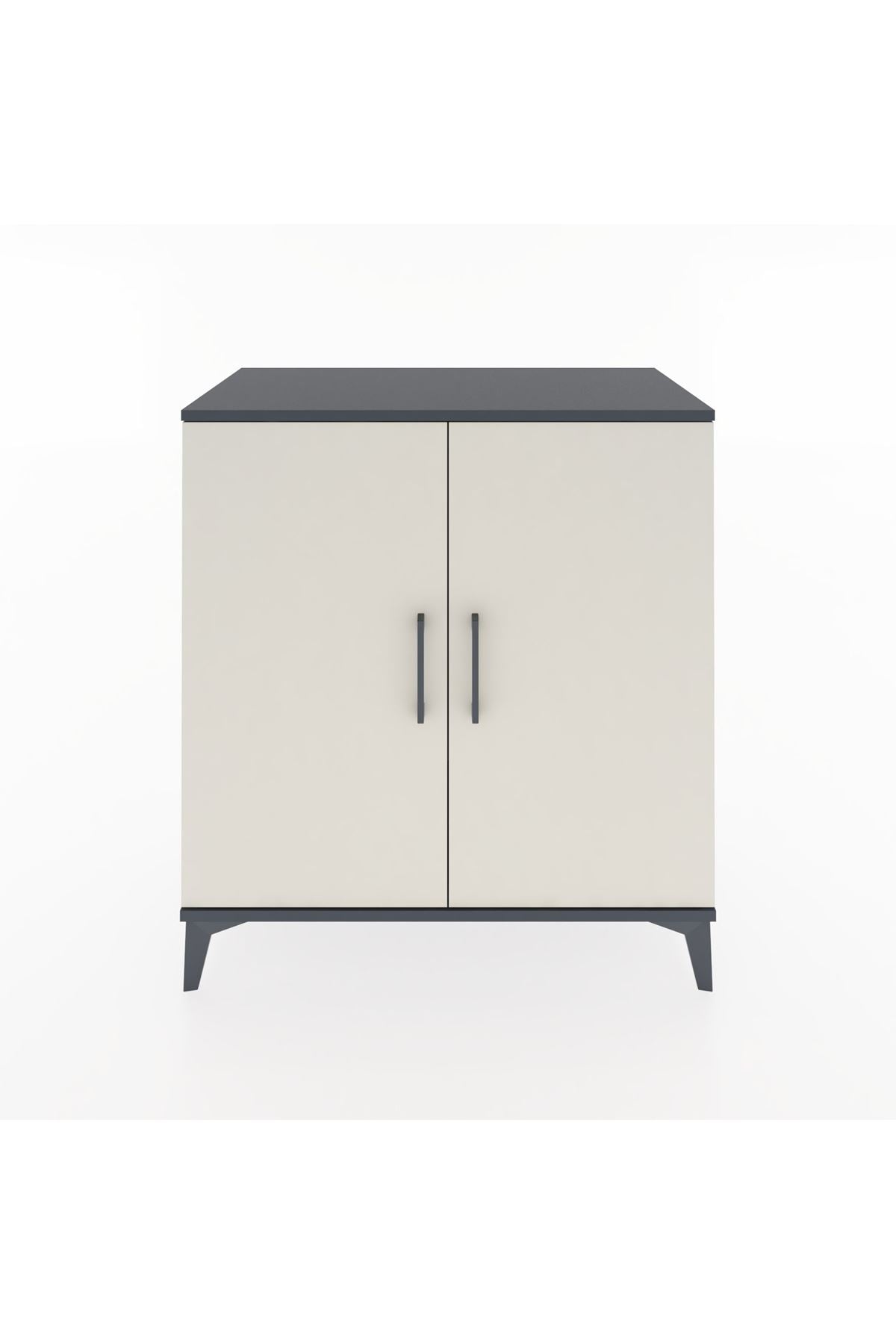 Hyperion Şifonyer 2 Kapaklı 88x44x96 Antrasit-Aytaşı