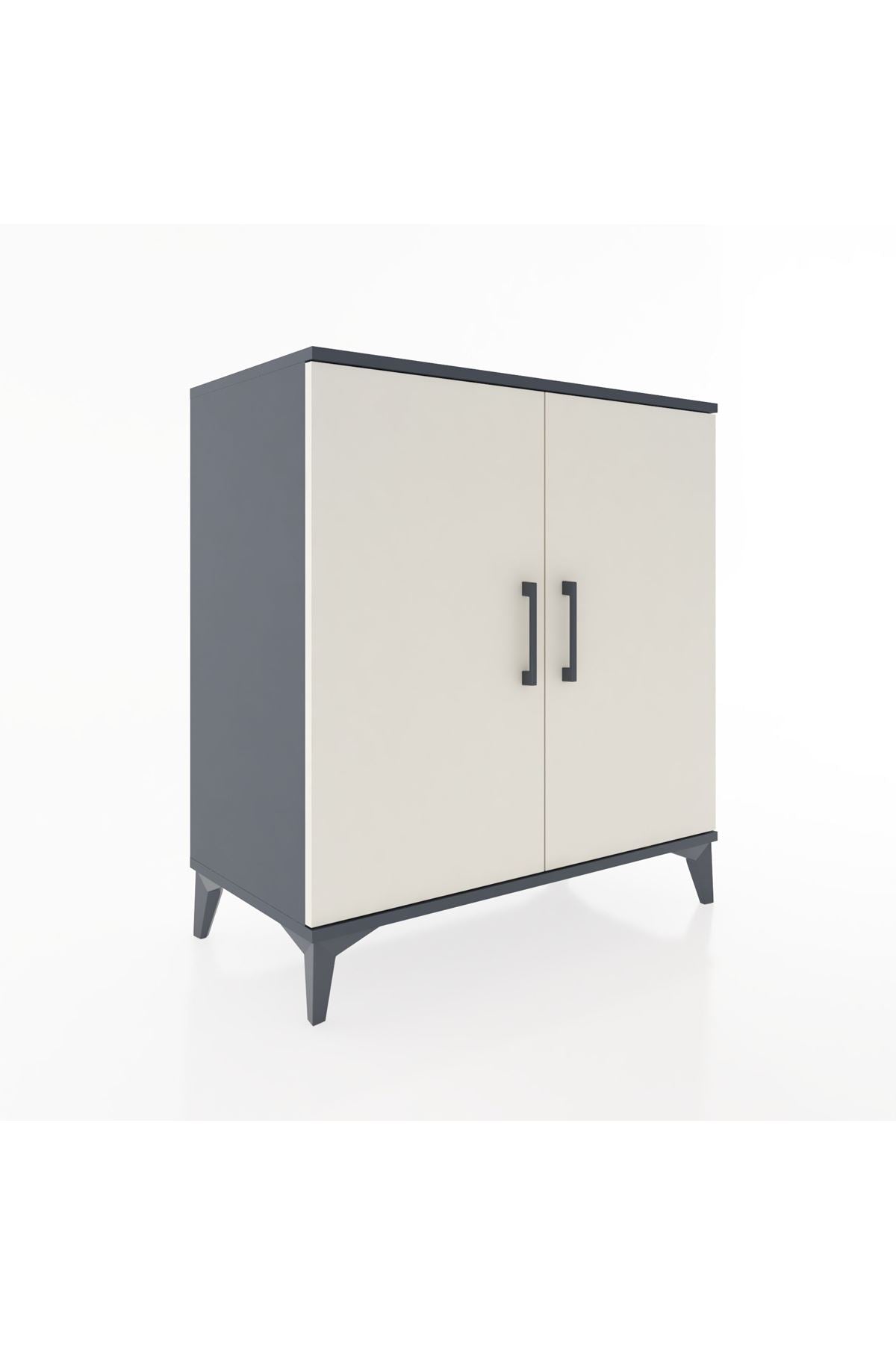 Hyperion Şifonyer 2 Kapaklı 88x44x96 Antrasit-Aytaşı