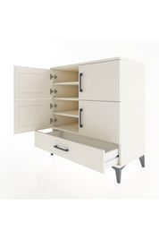 Hyperion Şifonyer 4 Raflı Tek Çekmeceli 4 Kapaklı 88x44x96 Aytaşı-Aytaşı