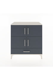 Hyperion Şifonyer 4 Raflı Tek Çekmeceli 4 Kapaklı 88x44x96 Aytaşı-Antrasit