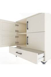 Hyperion Şifonyer 2 Raflı Tek Çekmeceli 4 Kapaklı 88x44x96 Aytaşı-Aytaşı