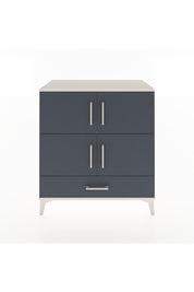 Hyperion Şifonyer 2 Raflı Tek Çekmeceli 4 Kapaklı 88x44x96 Aytaşı-Antrasit