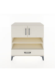 Hyperion Şifonyer 4 Raflı Tek Çekmeceli 2 Kapaklı 88x44x96 Aytaşı-Aytaşı