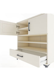 Hyperion Şifonyer 4 Raflı Tek Çekmeceli 2 Kapaklı 88x44x96 Aytaşı-Aytaşı