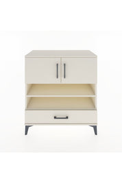 Hyperion Şifonyer 3 Raflı Tek Çekmeceli 2 Kapaklı 88x44x96 Aytaşı-Aytaşı