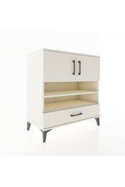 Hyperion Şifonyer 3 Raflı Tek Çekmeceli 2 Kapaklı 88x44x96 Aytaşı-Aytaşı