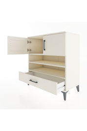 Hyperion Şifonyer 3 Raflı Tek Çekmeceli 2 Kapaklı 88x44x96 Aytaşı-Aytaşı