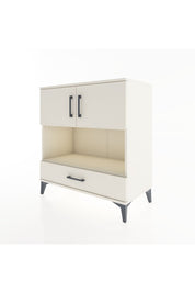 Hyperion Şifonyer 3 Raflı Tek Çekmeceli 2 Kapaklı 88x44x96 Aytaşı-Aytaşı