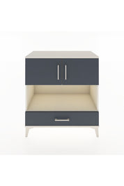 Hyperion Şifonyer 2 Raflı Tek Çekmeceli 2 Kapaklı 88x44x96 Aytaşı-Antrasit