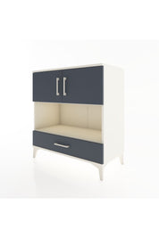 Hyperion Şifonyer 2 Raflı Tek Çekmeceli 2 Kapaklı 88x44x96 Aytaşı-Antrasit