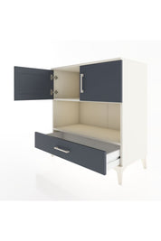 Hyperion Şifonyer 2 Raflı Tek Çekmeceli 2 Kapaklı 88x44x96 Aytaşı-Antrasit