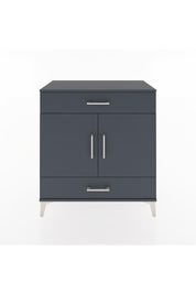 Hyperion Şifonyer 2 Raflı 2 Çekmeceli 2 Kapaklı 88x44x96 Antrasit-Antrasit