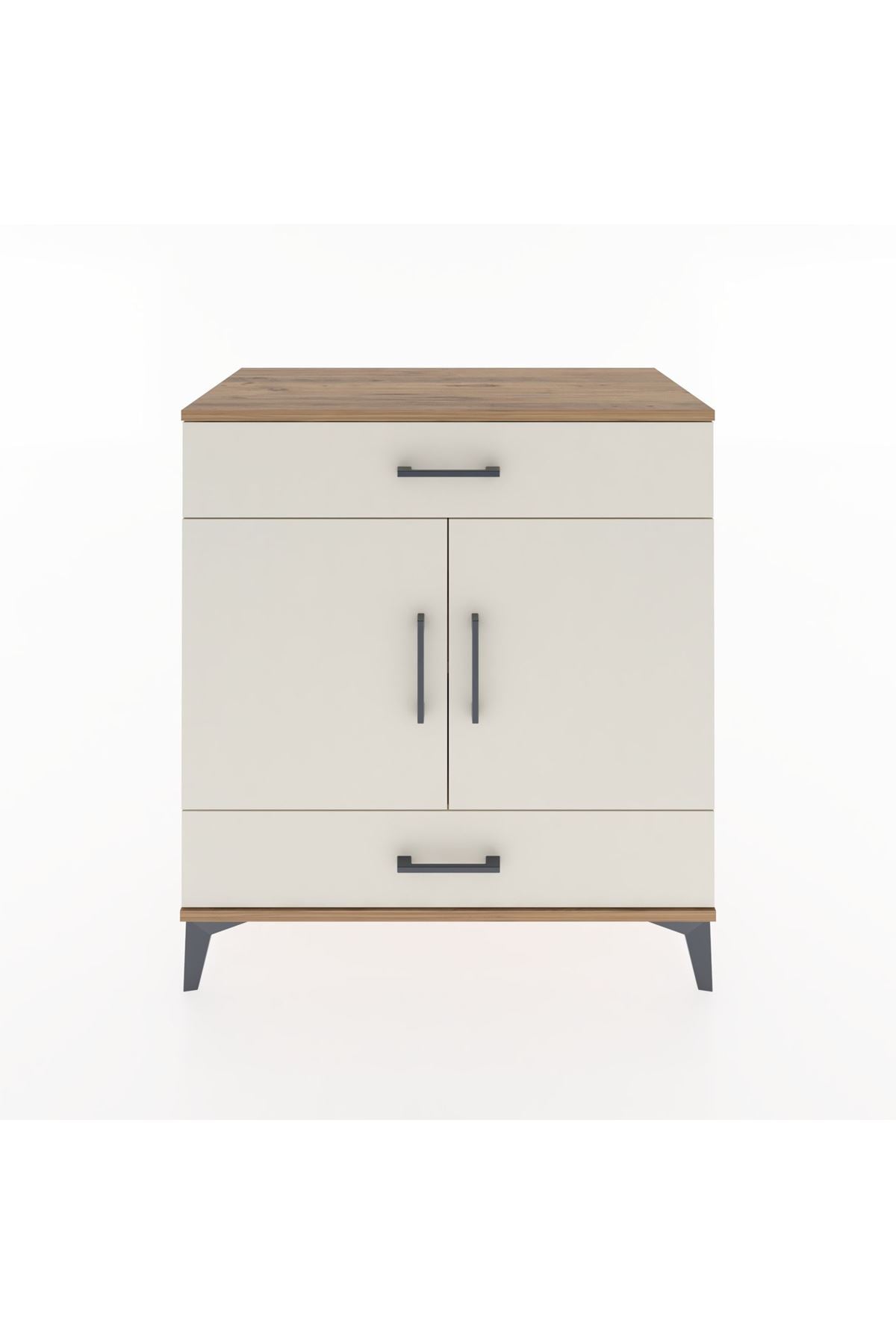 Hyperion Şifonyer 2 Raflı 2 Çekmeceli 2 Kapaklı 88x44x96 Çam-Aytaşı