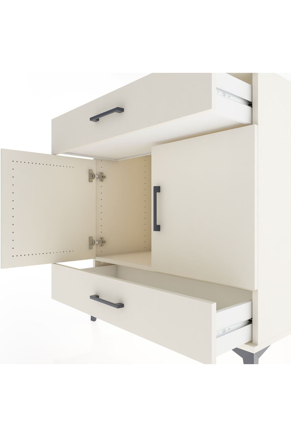 Hyperion Şifonyer 2 Çekmeceli 2 Kapaklı 88x44x96 Aytaşı-Aytaşı