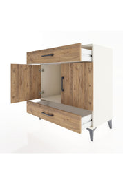 Hyperion Şifonyer 2 Çekmeceli 2 Kapaklı 88x44x96 Aytaşı-Çam