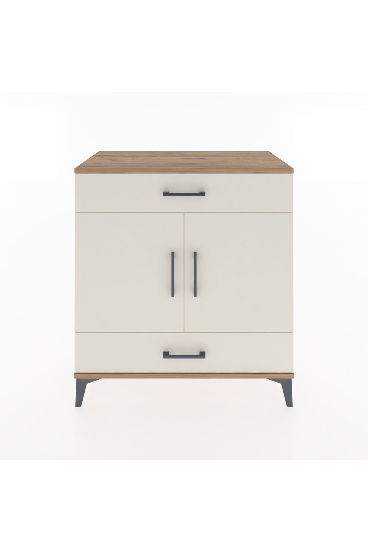 Hyperion Şifonyer 2 Çekmeceli 2 Kapaklı 88x44x96 Çam-Aytaşı