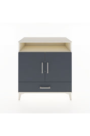 Hyperion Şifonyer 4 Raflı Tek Çekmeceli 2 Kapaklı 88x44x96 Aytaşı-Antrasit