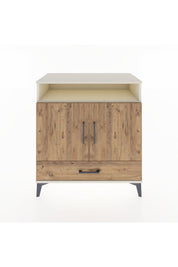 Hyperion Şifonyer 4 Raflı Tek Çekmeceli 2 Kapaklı 88x44x96 Aytaşı-Çam