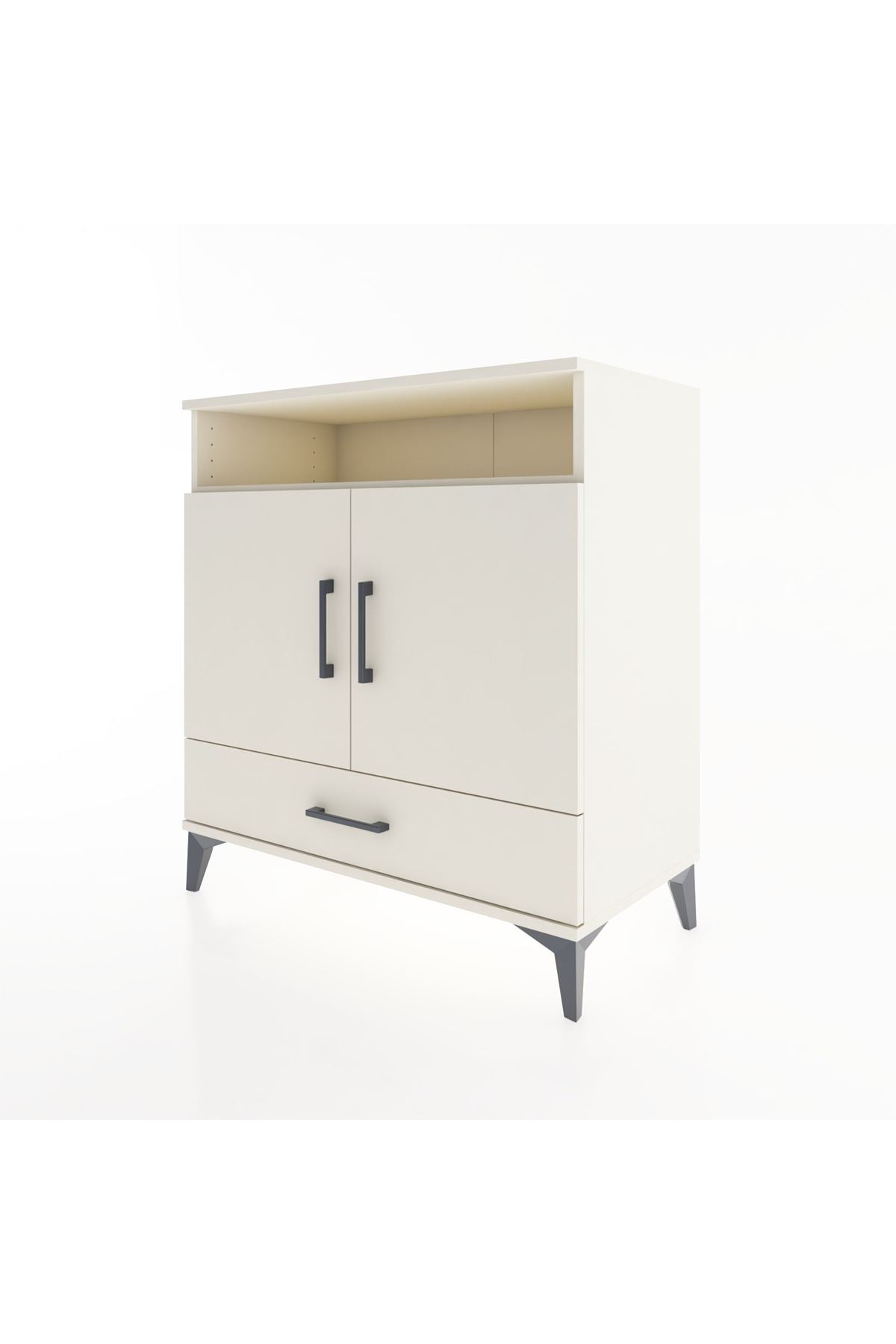 Hyperion Şifonyer 2 Raflı Tek Çekmeceli 2 Kapaklı 88x44x96 Aytaşı-Aytaşı