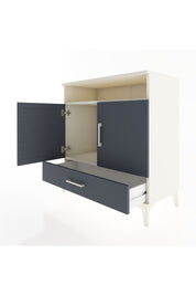 Hyperion Şifonyer 2 Raflı Tek Çekmeceli 2 Kapaklı 88x44x96 Aytaşı-Antrasit