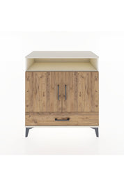 Hyperion Şifonyer 2 Raflı Tek Çekmeceli 2 Kapaklı 88x44x96 Aytaşı-Çam