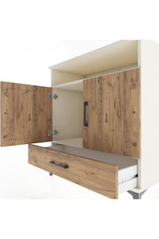 Hyperion Şifonyer 2 Raflı Tek Çekmeceli 2 Kapaklı 88x44x96 Aytaşı-Çam