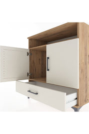 Hyperion Şifonyer 2 Raflı Tek Çekmeceli 2 Kapaklı 88x44x96 Çam-Aytaşı