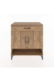 Hyperion Şifonyer 2 Raflı Tek Çekmeceli 2 Kapaklı 88x44x96 Çam-Çam