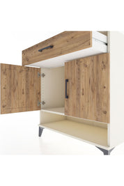 Hyperion Şifonyer Tek Raflı Tek Çekmeceli 2 Kapaklı 88x44x96 Aytaşı-Çam