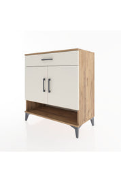 Hyperion Şifonyer Tek Raflı Tek Çekmeceli 2 Kapaklı 88x44x96 Çam-Aytaşı