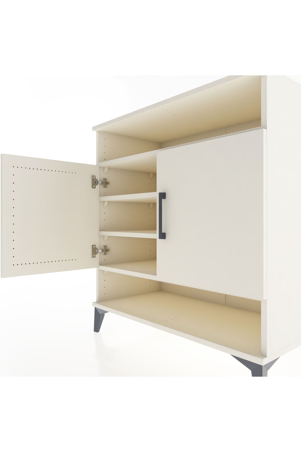 Hyperion Şifonyer 4 Raflı 2 Kapaklı 88x44x96 Aytaşı-Aytaşı