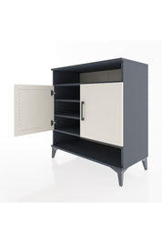 Hyperion Şifonyer 4 Raflı 2 Kapaklı 88x44x96 Antrasit-Aytaşı