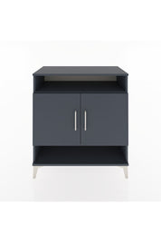 Hyperion Şifonyer 4 Raflı 2 Kapaklı 88x44x96 Antrasit-Antrasit