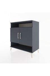 Hyperion Şifonyer 4 Raflı 2 Kapaklı 88x44x96 Antrasit-Antrasit