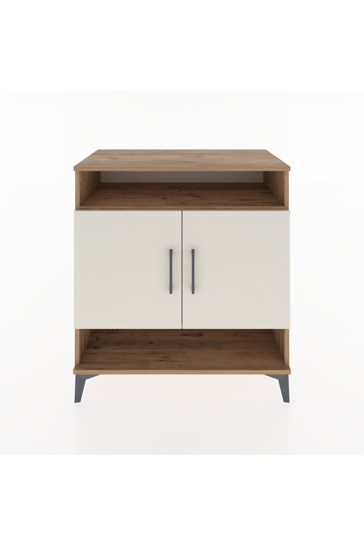 Hyperion Şifonyer 4 Raflı 2 Kapaklı 88x44x96 Çam-Aytaşı