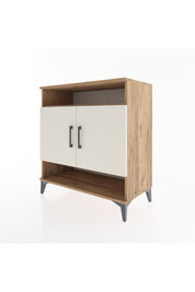 Hyperion Şifonyer 4 Raflı 2 Kapaklı 88x44x96 Çam-Aytaşı