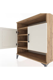 Hyperion Şifonyer 4 Raflı 2 Kapaklı 88x44x96 Çam-Aytaşı