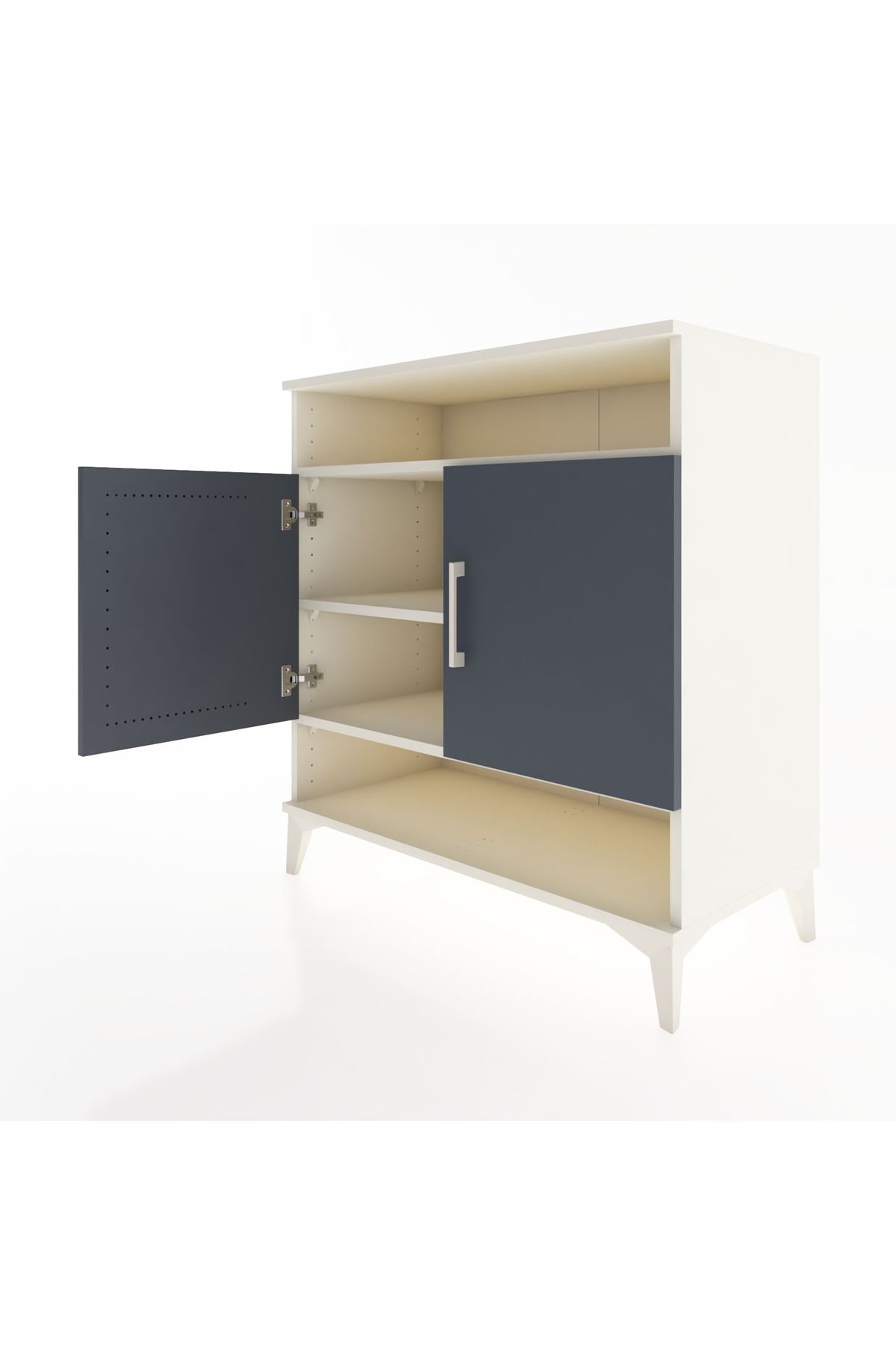 Hyperion Şifonyer 3 Raflı 2 Kapaklı 88x44x96 Aytaşı-Antrasit