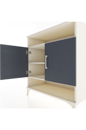 Hyperion Şifonyer 3 Raflı 2 Kapaklı 88x44x96 Aytaşı-Antrasit