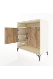 Hyperion Şifonyer 3 Raflı 2 Kapaklı 88x44x96 Aytaşı-Çam