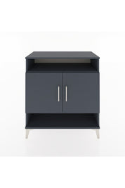 Hyperion Şifonyer 3 Raflı 2 Kapaklı 88x44x96 Antrasit-Antrasit